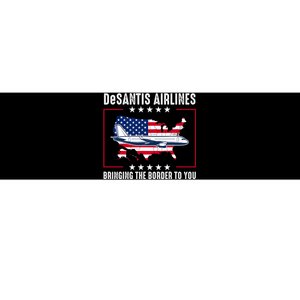 DeSantis Airlines American US Flag Bumper Sticker