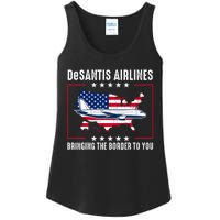 DeSantis Airlines American US Flag Ladies Essential Tank