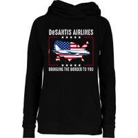 DeSantis Airlines American US Flag Womens Funnel Neck Pullover Hood