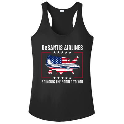 DeSantis Airlines American US Flag Ladies PosiCharge Competitor Racerback Tank