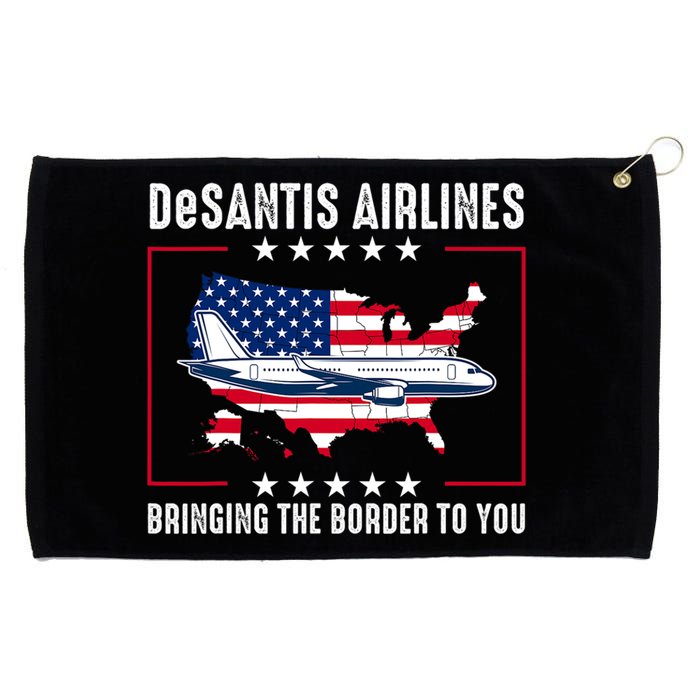 DeSantis Airlines American US Flag Grommeted Golf Towel