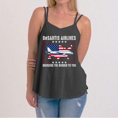 DeSantis Airlines American US Flag Women's Strappy Tank