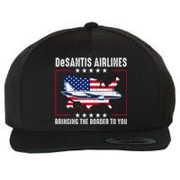 DeSantis Airlines American US Flag Wool Snapback Cap