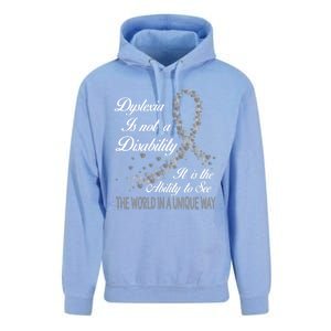 Dyslexia Awareness Ability See World Unique Not Disability Meaningful Gift Unisex Surf Hoodie