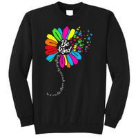 Dandelion Autism Awareness Be Kind Puzzle Mom Support Sweatshirt