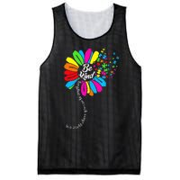 Dandelion Autism Awareness Be Kind Puzzle Mom Support Mesh Reversible Basketball Jersey Tank