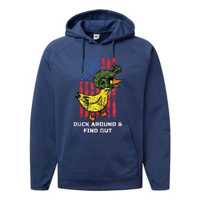 Duck Around And Find Out Performance Fleece Hoodie