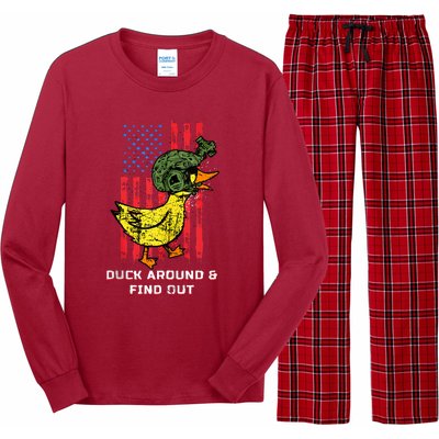 Duck Around And Find Out Long Sleeve Pajama Set