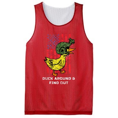 Duck Around And Find Out Mesh Reversible Basketball Jersey Tank