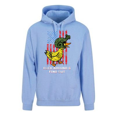 Duck Around And Find Out Unisex Surf Hoodie