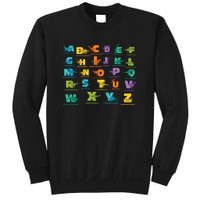 Dinosaurs Alphabet ABC Dino Identification Sweatshirt