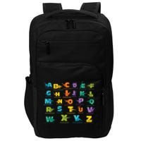 Dinosaurs Alphabet ABC Dino Identification Impact Tech Backpack