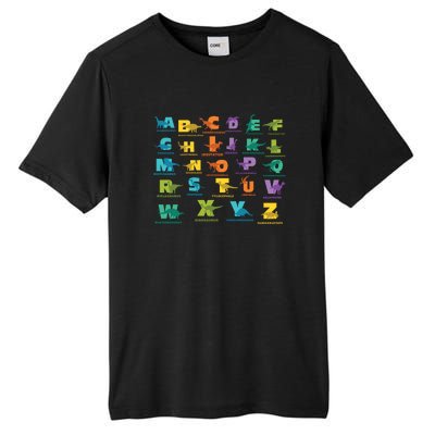 Dinosaurs Alphabet ABC Dino Identification Tall Fusion ChromaSoft Performance T-Shirt