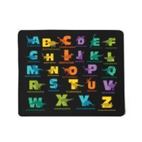 Dinosaurs Alphabet ABC Dino Identification Mousepad