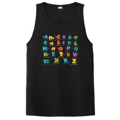 Dinosaurs Alphabet ABC Dino Identification PosiCharge Competitor Tank