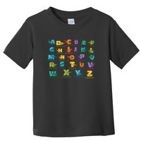 Dinosaurs Alphabet ABC Dino Identification Toddler T-Shirt