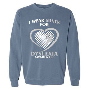 Dyslexia Awareness Ability See World Unique Not Disability Gift Garment-Dyed Sweatshirt