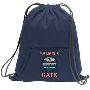 Dnd Adventure Awaits At Baldurs Gate Sweatshirt Cinch Pack Bag