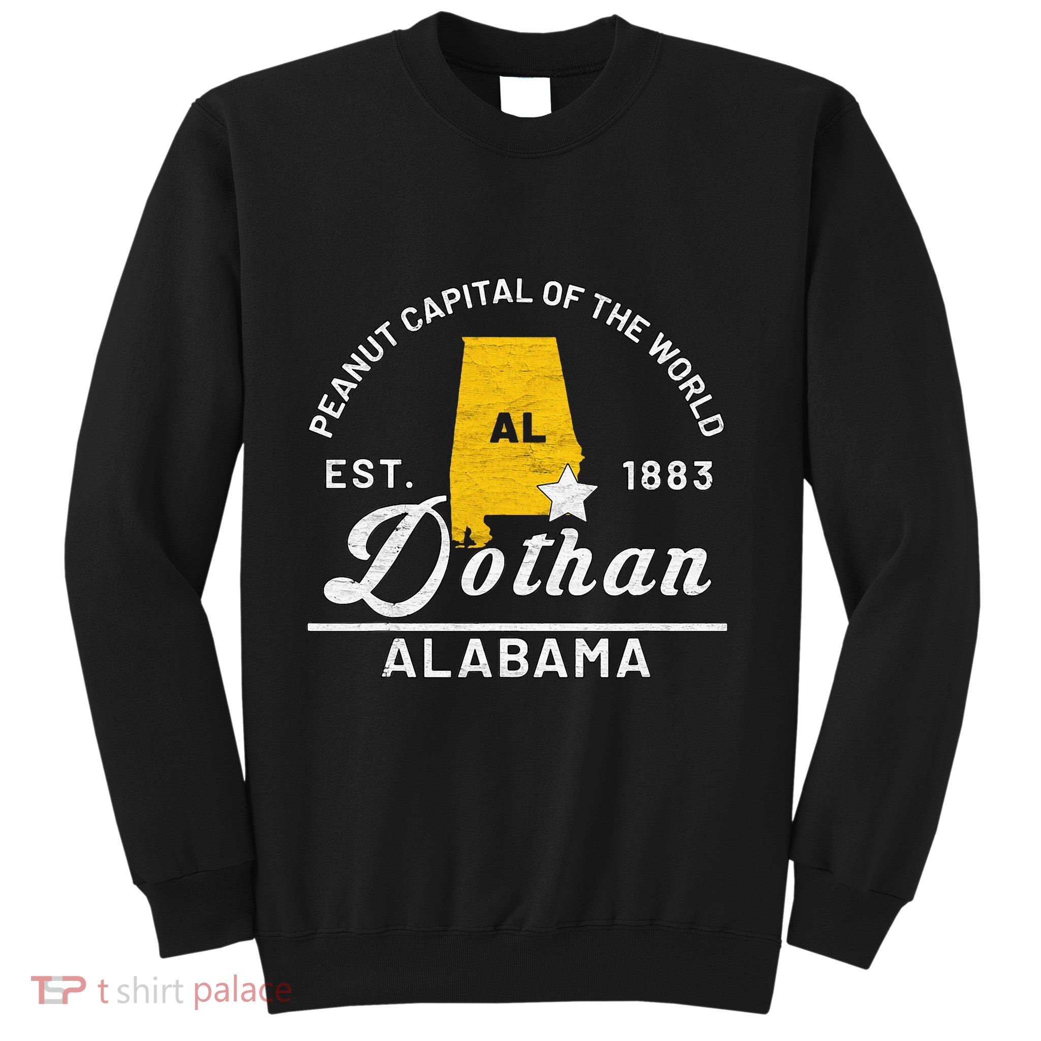 Dothan Alabama Al Vintage Peanut Capital Of The World Gift Sweatshirt