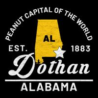 Dothan Alabama Al Vintage Peanut Capital Of The World Gift Bucket Hat