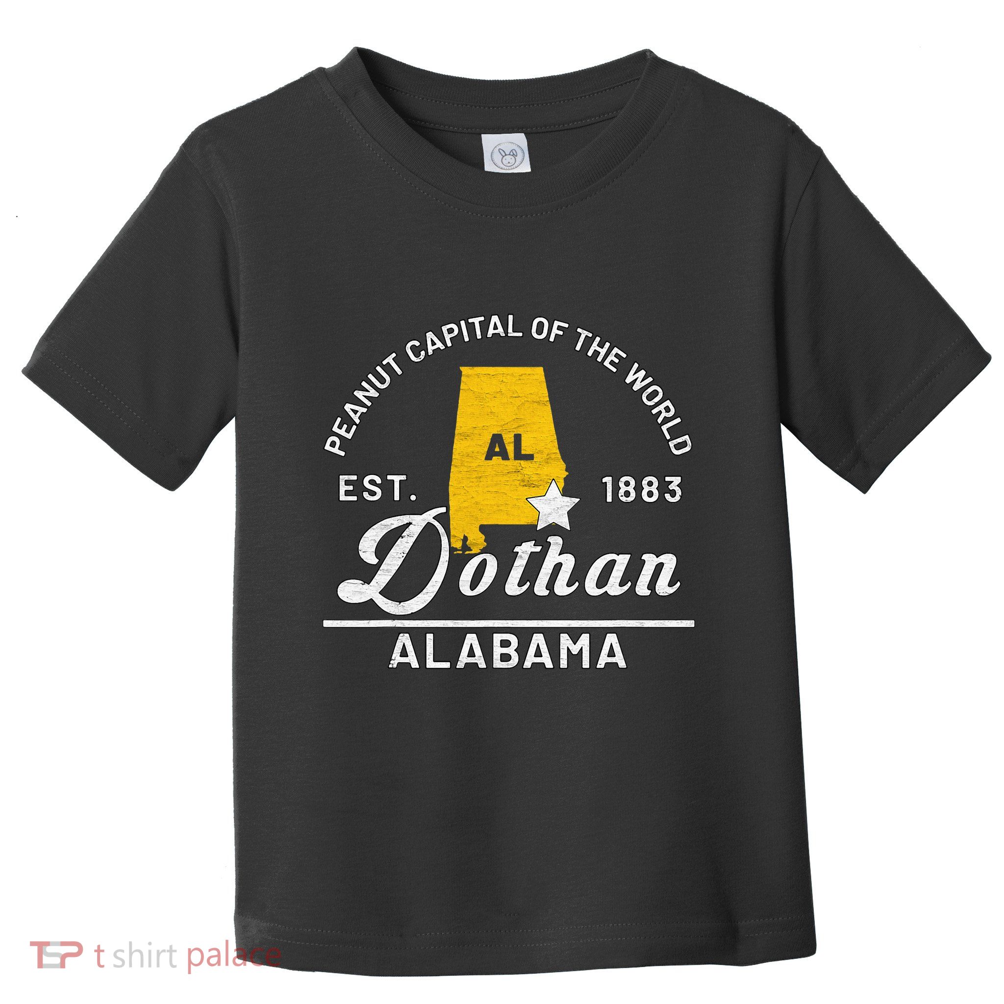Dothan Alabama Al Vintage Peanut Capital Of The World Gift Toddler T-Shirt