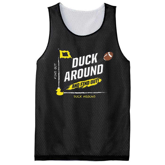 Duck Around And Find Out Mesh Reversible Basketball Jersey Tank