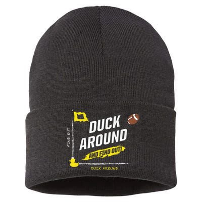 Duck Around And Find Out Sustainable Knit Beanie