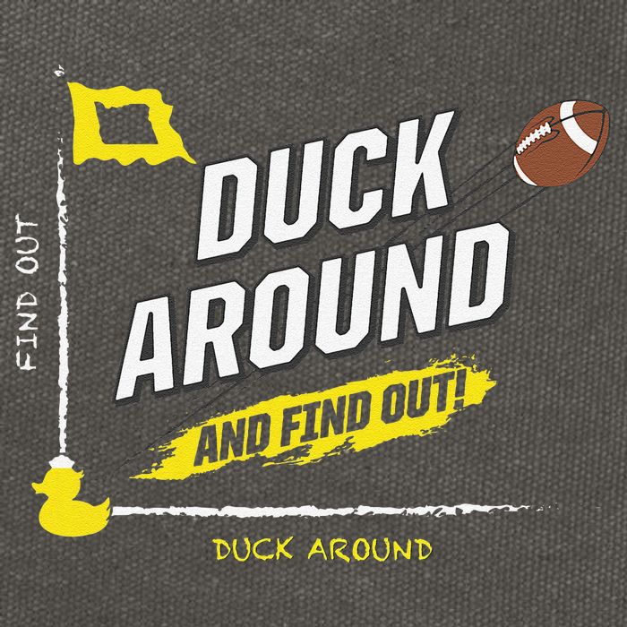 Duck Around And Find Out Cotton Canvas Backpack