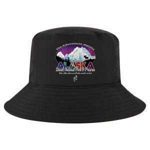 Denali Alaska Aurora Borealis National Park Hiker Souvenir Cute Gift Cool Comfort Performance Bucket Hat