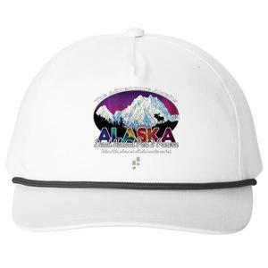 Denali Alaska Aurora Borealis National Park Hiker Souvenir Cute Gift Snapback Five-Panel Rope Hat