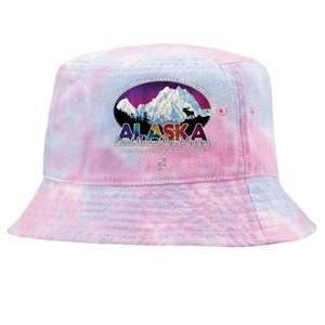 Denali Alaska Aurora Borealis National Park Hiker Souvenir Cute Gift Tie-Dyed Bucket Hat