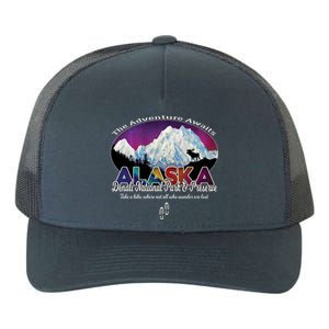 Denali Alaska Aurora Borealis National Park Hiker Souvenir Cute Gift Yupoong Adult 5-Panel Trucker Hat