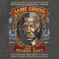 Destroying America Again Same Circus Just Different Clown Vector Backpack