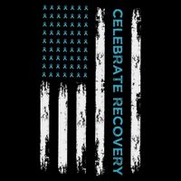 Drug Alcohol Addiction Recovery Celebrate Recovery Usa Flag 16 in Basic Backpack