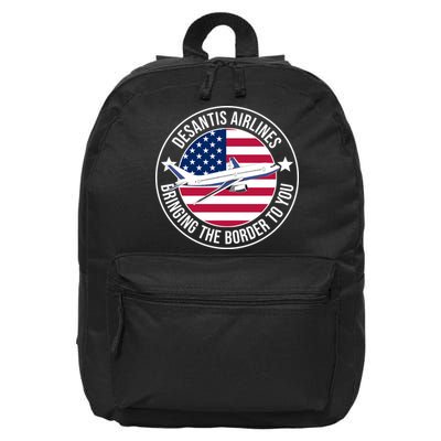 Desantis Airlines American Flag Political 16 in Basic Backpack