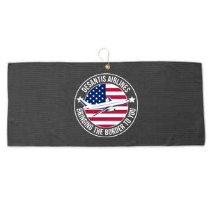 Desantis Airlines American Flag Political Large Microfiber Waffle Golf Towel