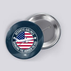 Desantis Airlines American Flag Political Button