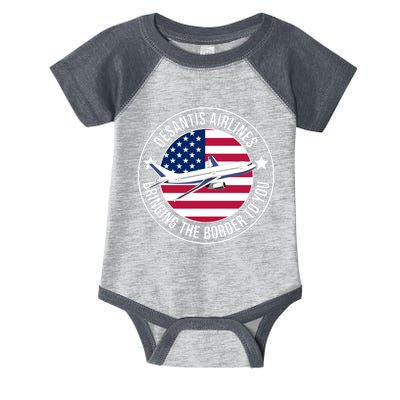 Desantis Airlines American Flag Political Infant Baby Jersey Bodysuit