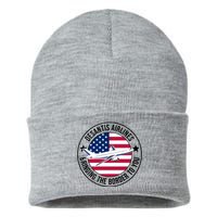 Desantis Airlines American Flag Political Sustainable Knit Beanie