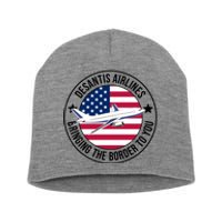 Desantis Airlines American Flag Political Short Acrylic Beanie