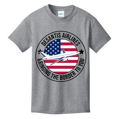 Desantis Airlines American Flag Political Kids T-Shirt