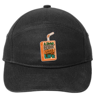 Diabetes Awareness A Juice Box Saved My Life 7-Panel Snapback Hat