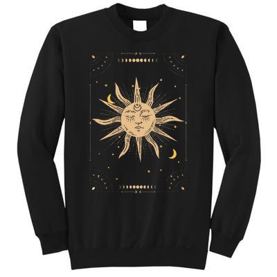 Dark Academia Aesthetic Light Academia Sun And Moon Tarot Sweatshirt