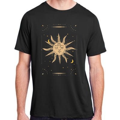 Dark Academia Aesthetic Light Academia Sun And Moon Tarot Adult ChromaSoft Performance T-Shirt