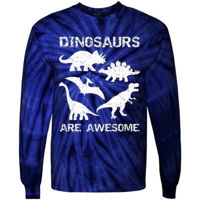 DINOSAURS ARE AWESOMEDINOSAURS ARE AWESOME Tie-Dye Long Sleeve Shirt