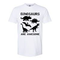 DINOSAURS ARE AWESOMEDINOSAURS ARE AWESOME Softstyle CVC T-Shirt