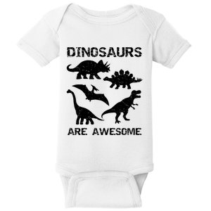 DINOSAURS ARE AWESOMEDINOSAURS ARE AWESOME Baby Bodysuit