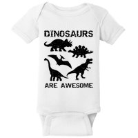 DINOSAURS ARE AWESOMEDINOSAURS ARE AWESOME Baby Bodysuit