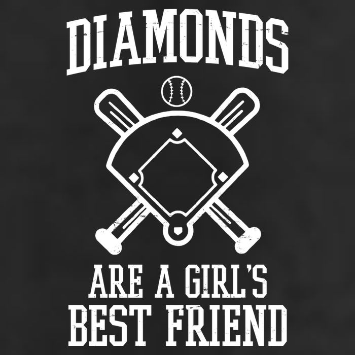 Diamonds Are A Girls Best Friend Funny Baseball 7 Panel Mesh Trucker Snapback Hat