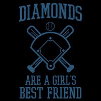 Diamonds Are A Girls Best Friend Funny Baseball Mug